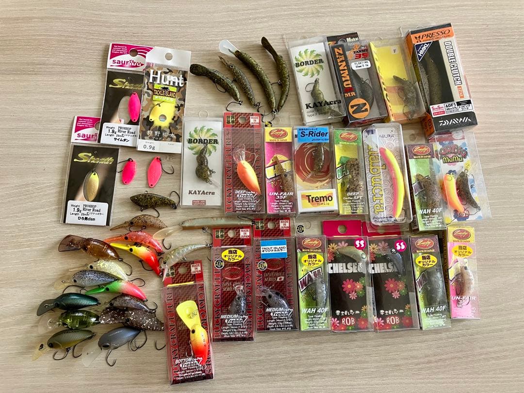 管釣り オリカラルアー リバーロード オオツカ トッピングフード オリカラ多数