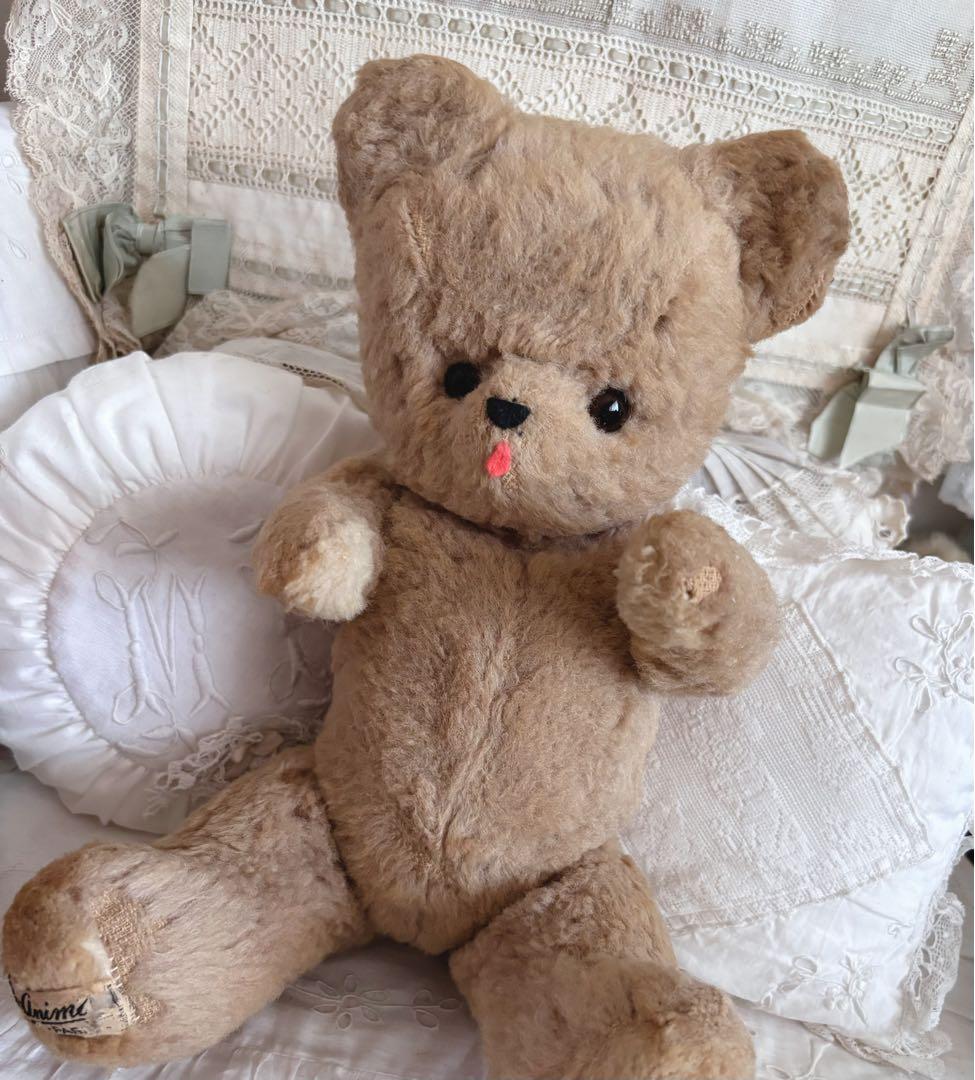 フレンチベアanima アンティークベア フランスアンティーク　ビンテージベア