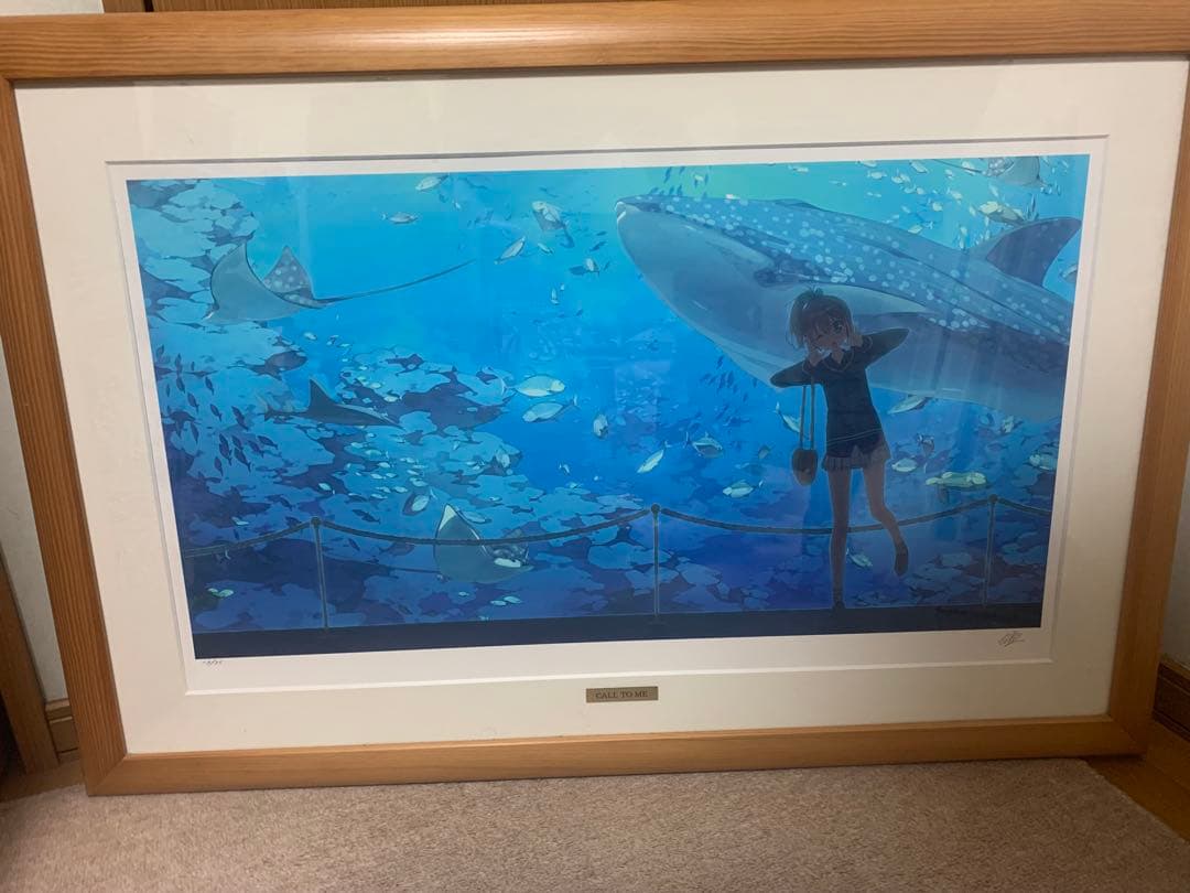 カントク　版画　call to me