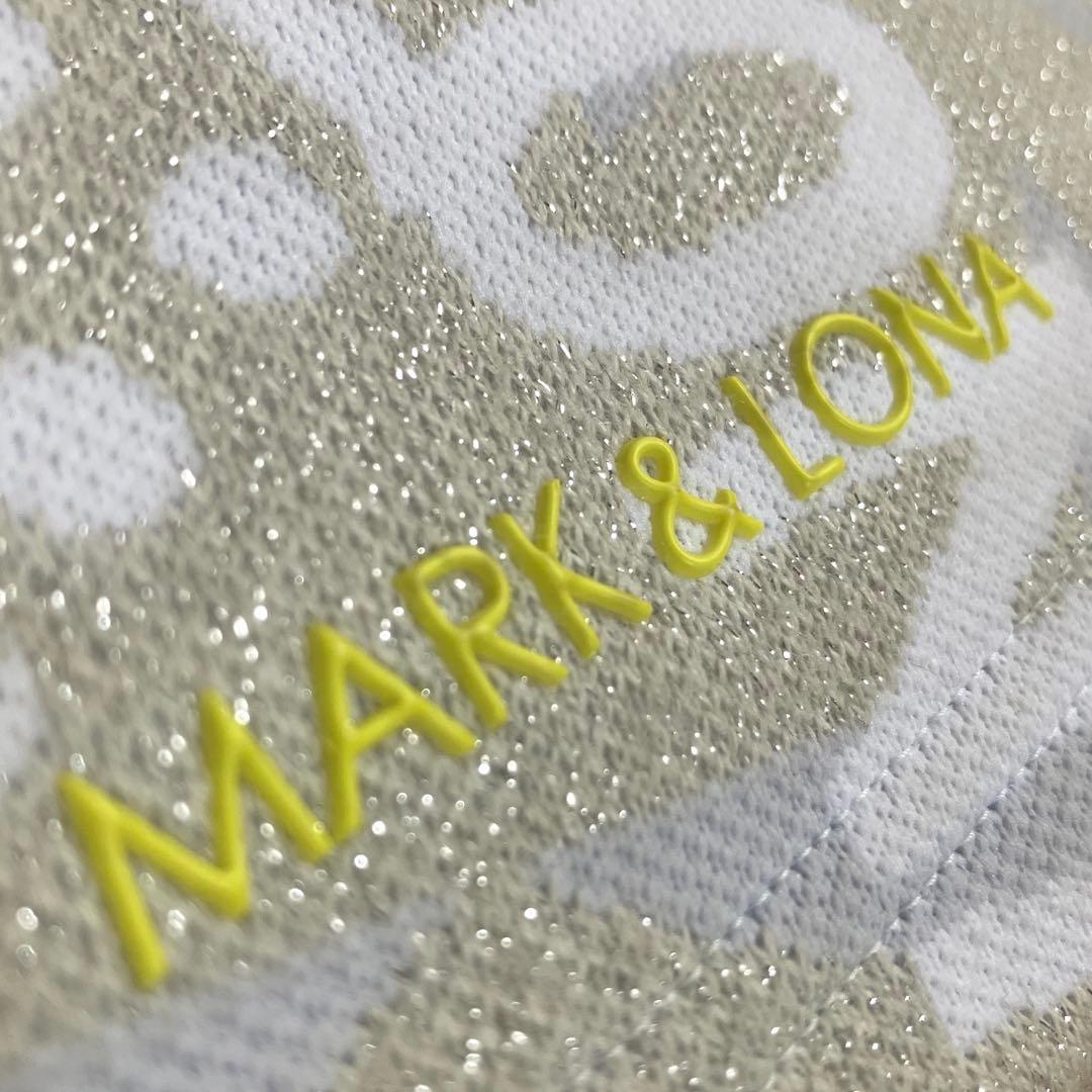 【美品】マークアンドロナ MARK & LONA ラメ ネックウォーマー