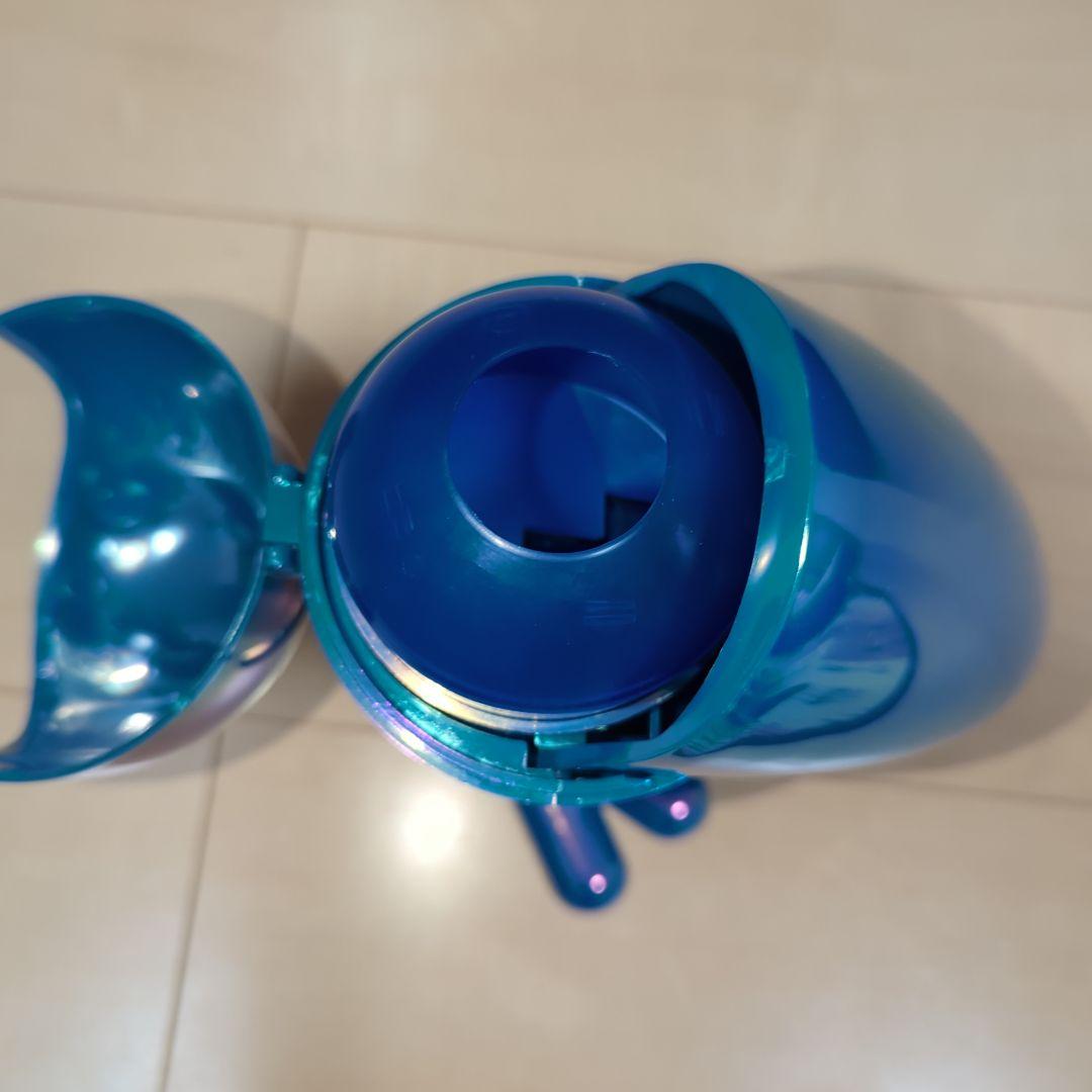 キョロちゃん缶　非売品　青バージョン