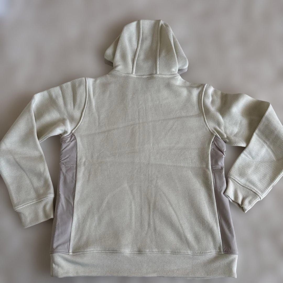 新品　マンシング　裏起毛ニットパーカー LL オフ白 送料込み