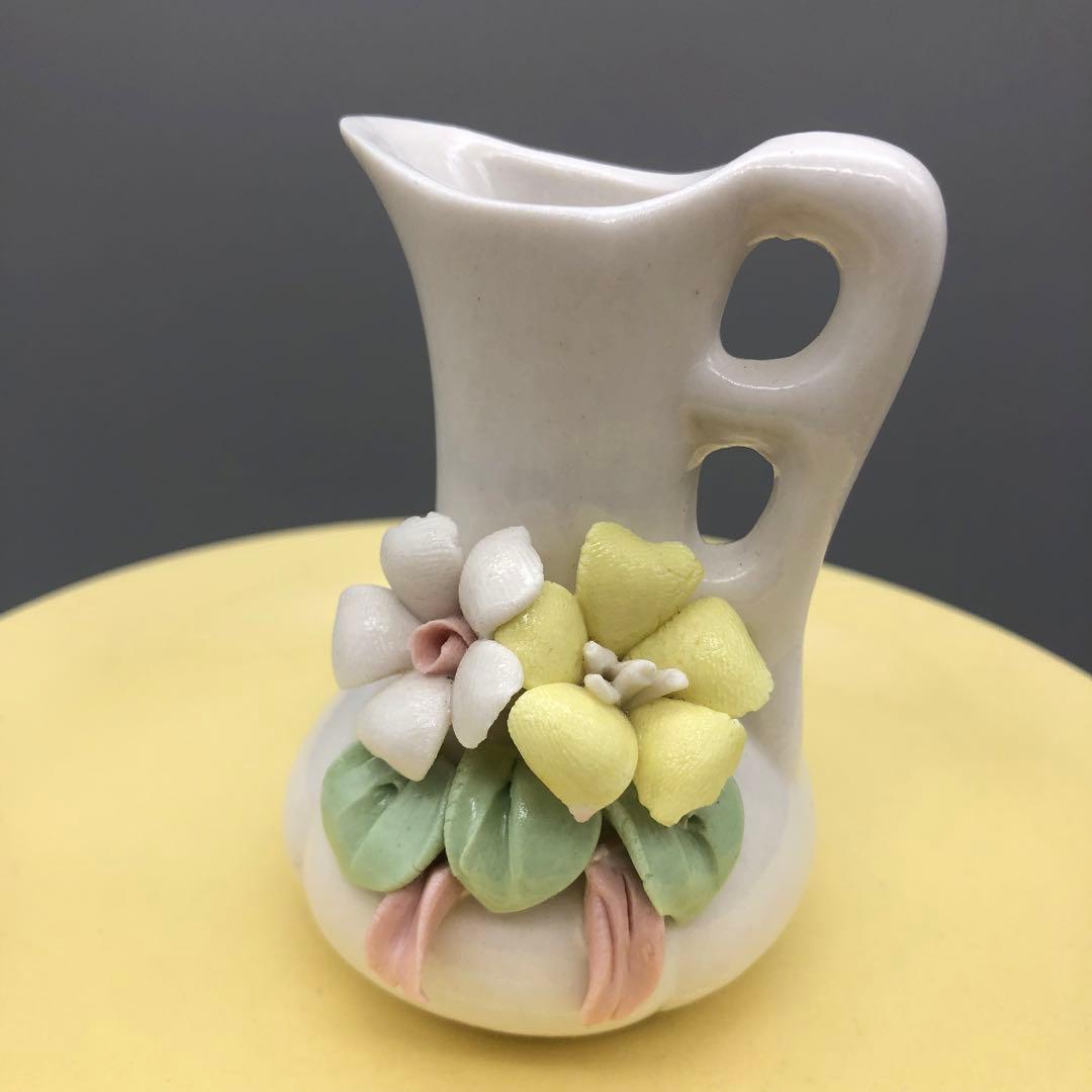 オランダHEMAアンティーク三段ティーカッププレート飾りスタンドビンテージ陶器