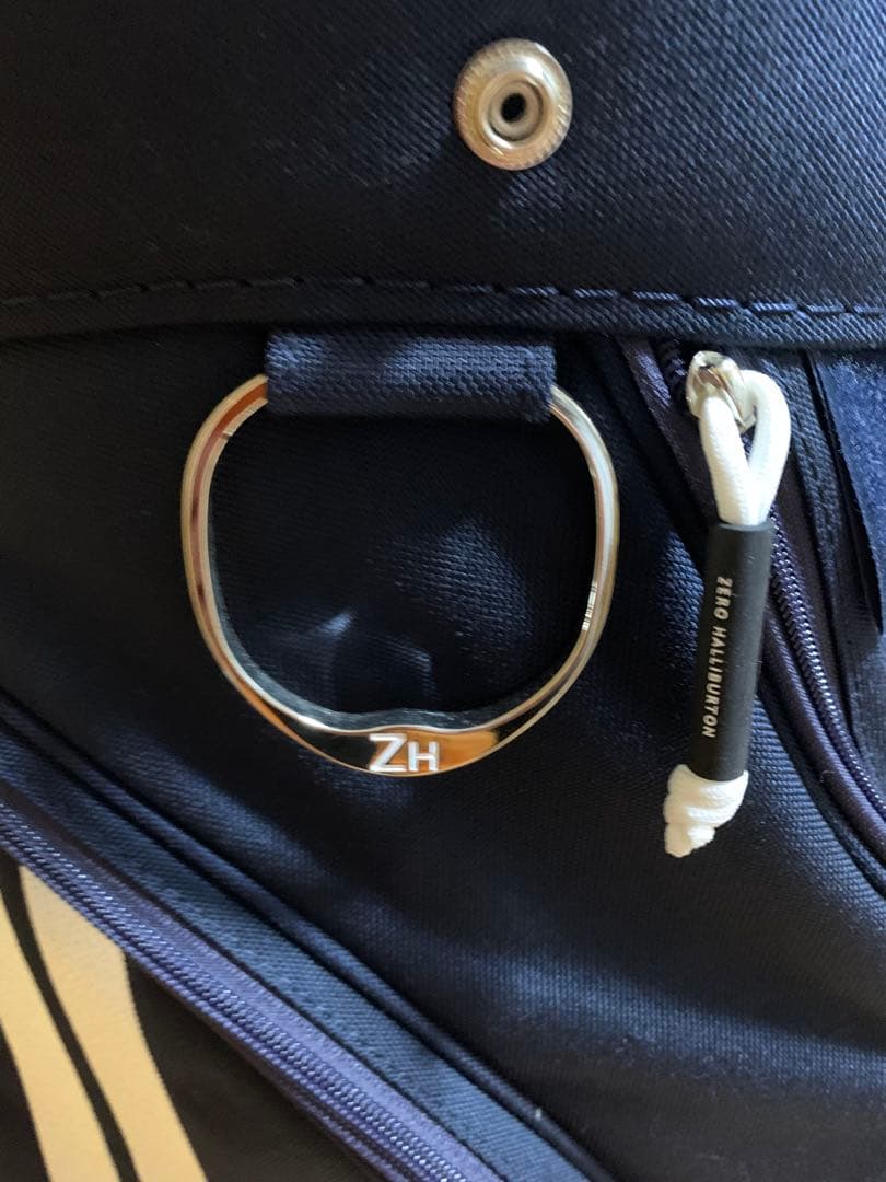 お買い得‼️正規品❗️美品❗️ゼロハリバートン キャディバッグ　ネイビー