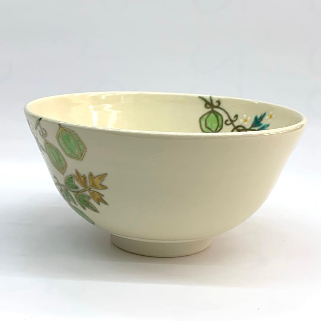 【茶碗　風船カズラ】久光　紙箱