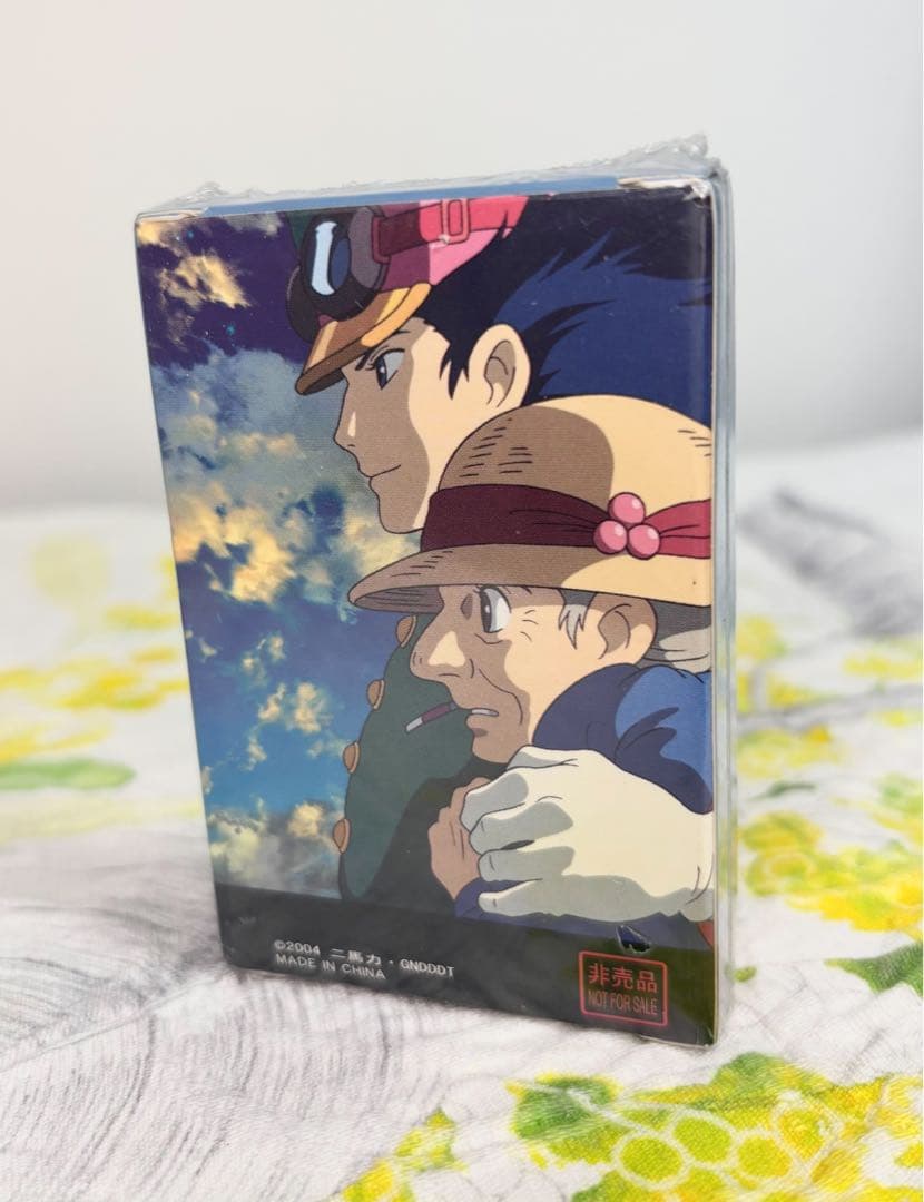 【終了間近！ハウルの動く城、新品】フィルムブックマーカー３枚&トランプ&フィルム