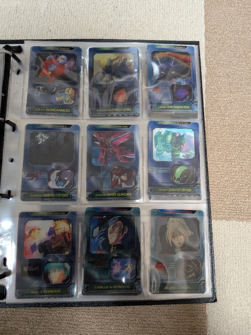ガンダムカード260枚と COSMIC ERA FILE　ラクス　ハマーンセイラ