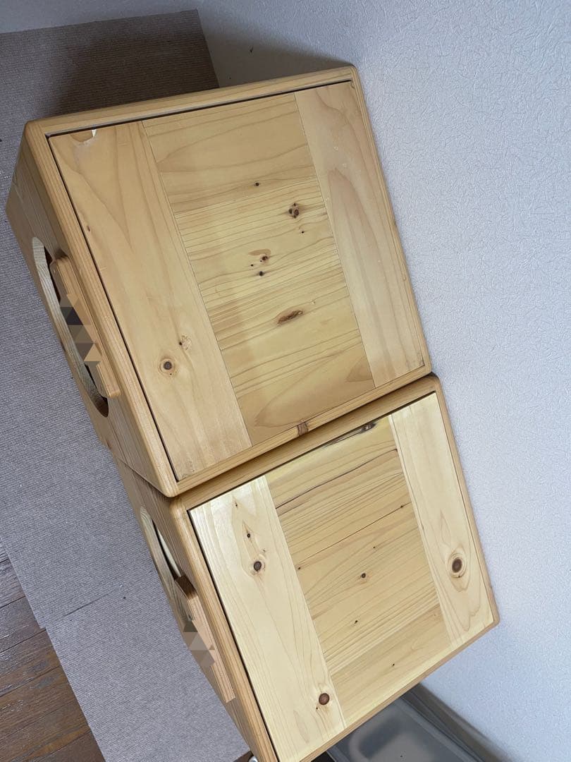 【お値下げ】木製ドッグハウス　2部屋