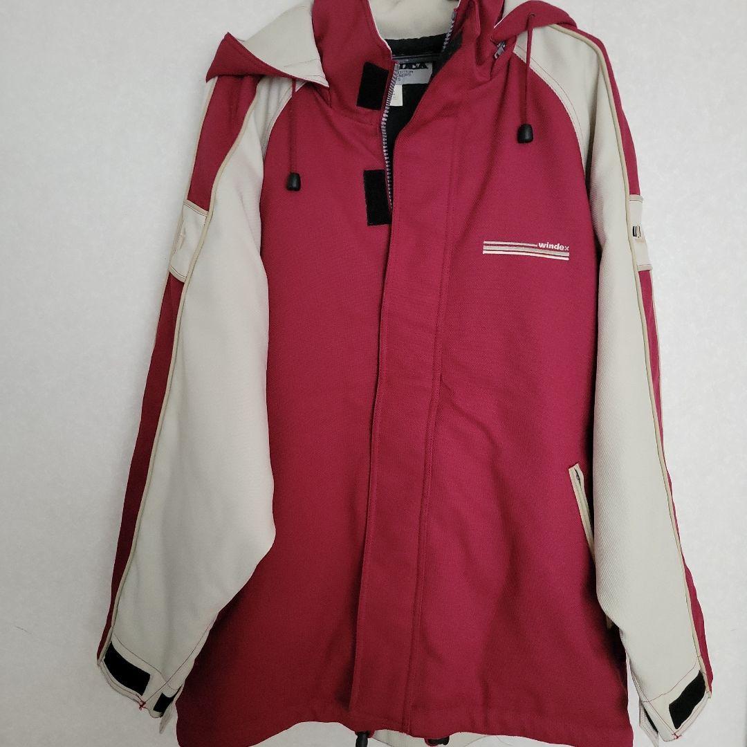 WINDEX　スキーウェア上下セット　Oサイズ　レッド×ベージュ