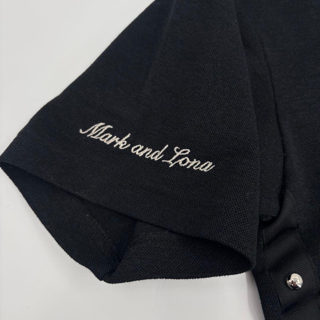 美品　MARK&LONA マークアンドロナ 半袖 ポロシャツ 黒 918