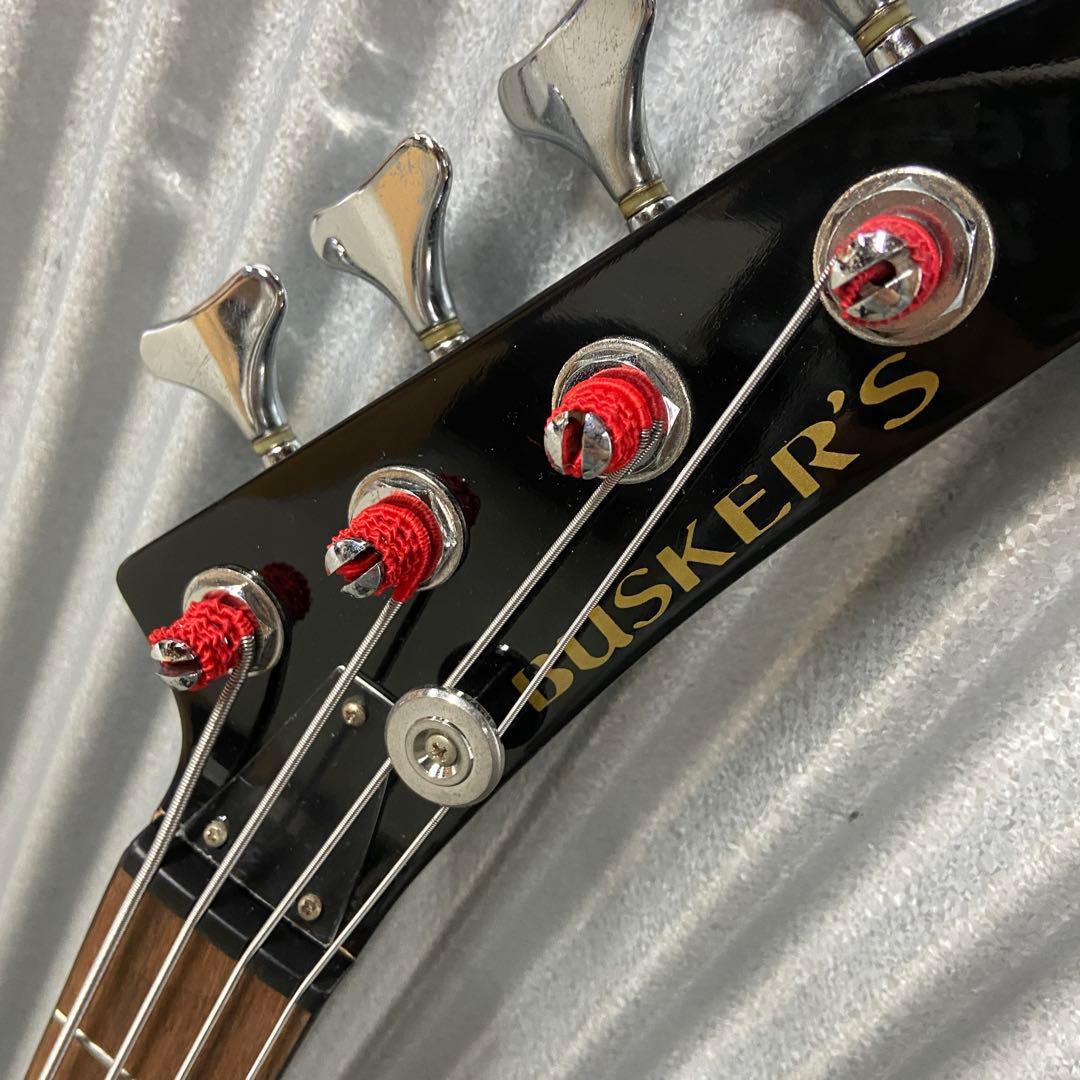 美品⭐️BUSKER'S　エレキベース　ブラック 【5318】