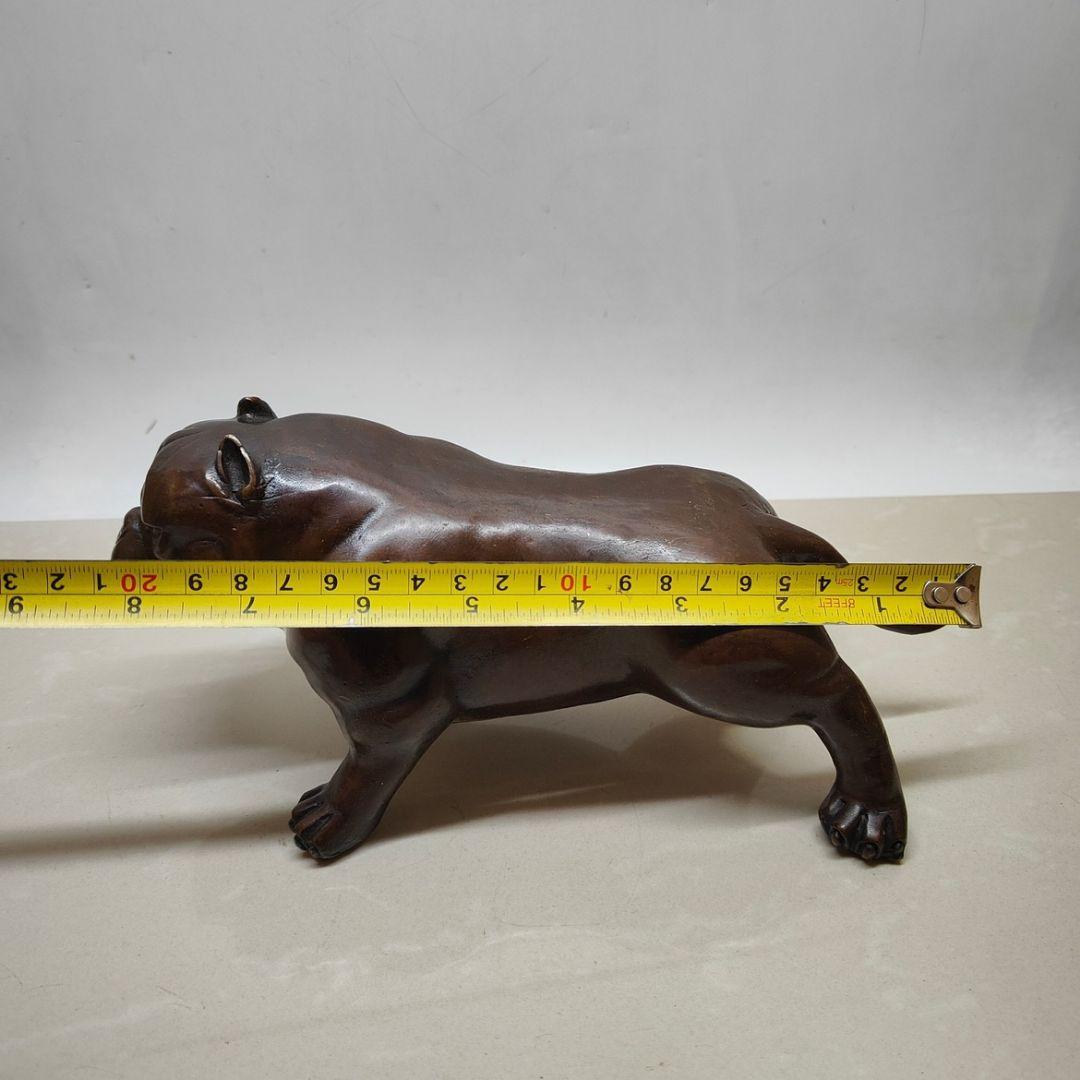 銅器 悪覇犬 茶道 茶寵 集財 旺財 卓上 置物 装飾品 工芸品