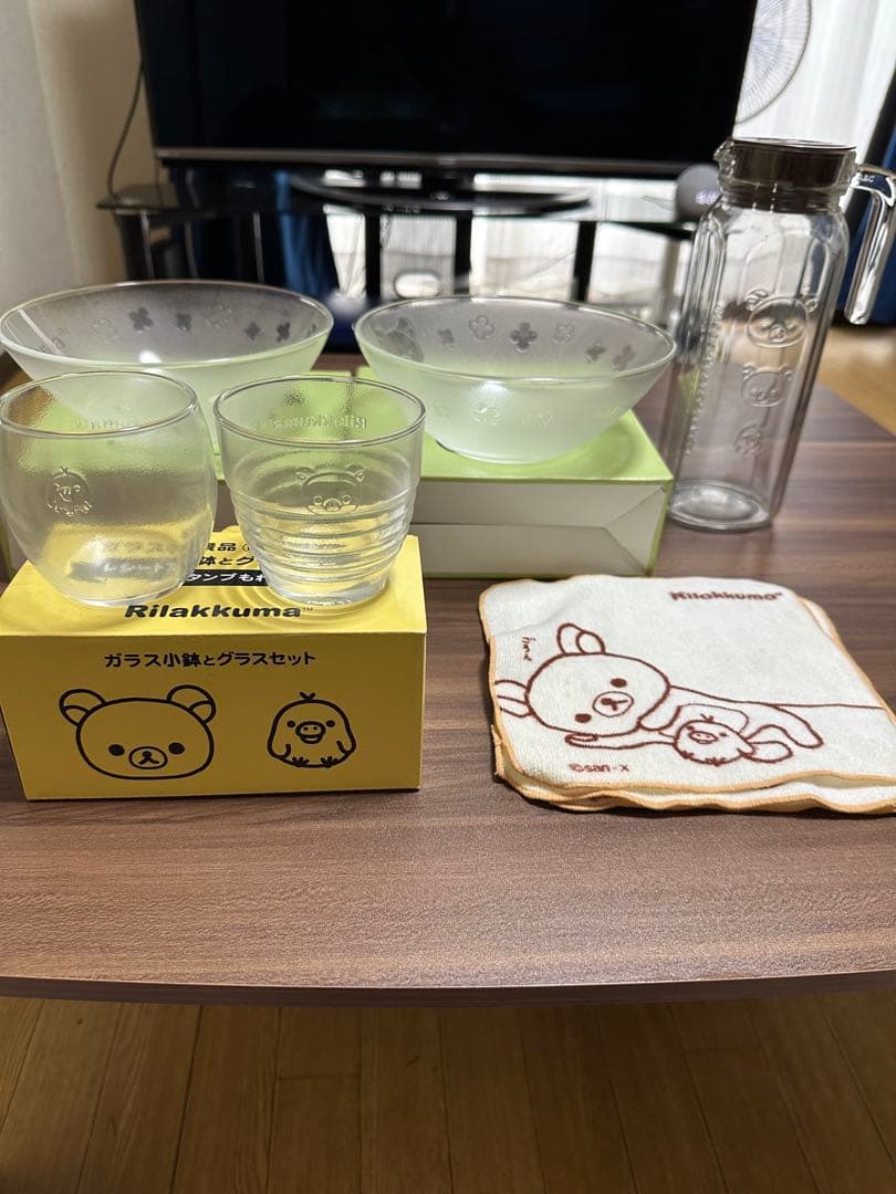 リラックマ タオル・グラスセット