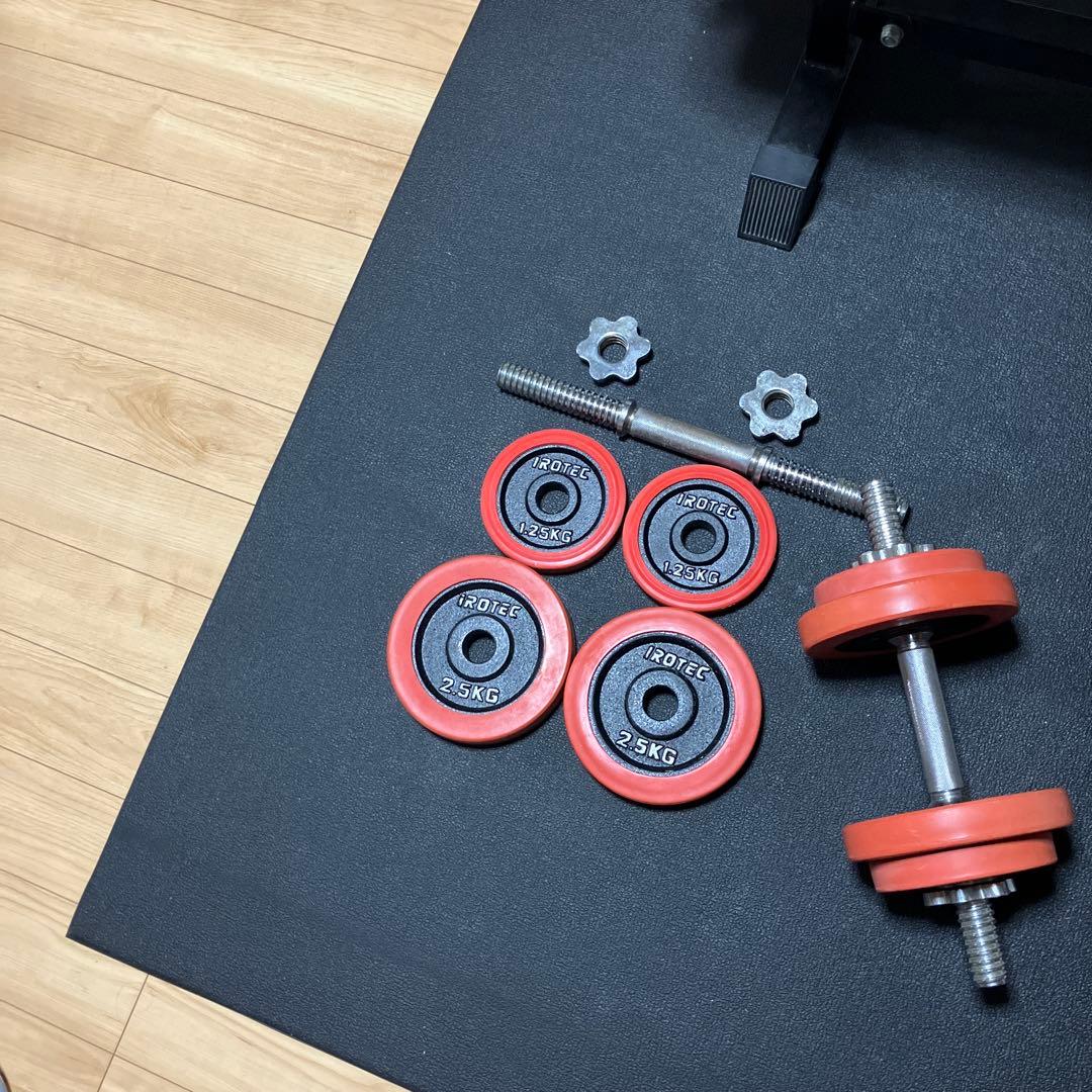 IROTEC アイロテック　ダンベル　トレーニングベンチ　フィットネスマット
