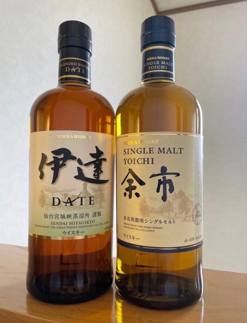 m*a様 ニッカウヰスキー 伊達 シングルモルト余市 700ml 2本 レア ニ
