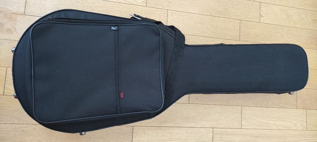 Crafter アコースティックギター ブラック セミハードケース付き