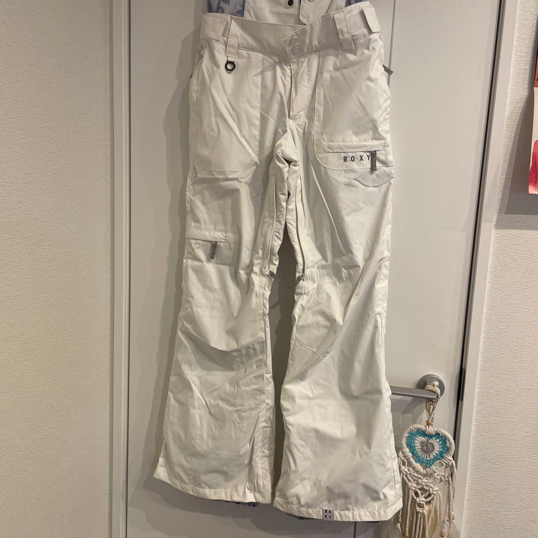 美品★ROXY スノーボードウェア XS 上下セット★ベルト付き★クリーニング済