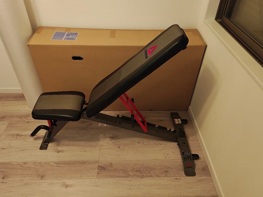 Reebok トレーニングベンチ 折りたたみ