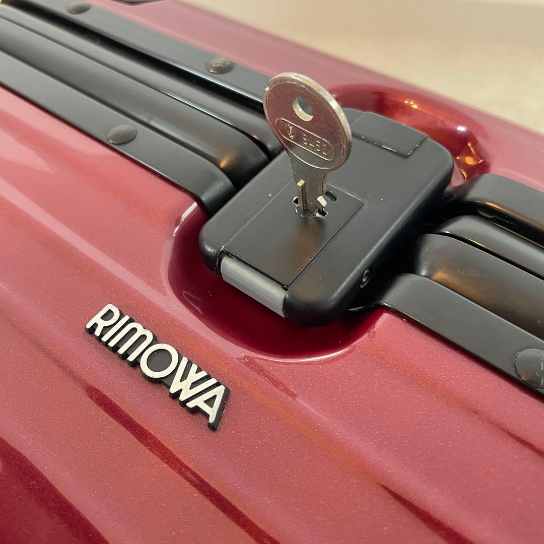 RIMOWA Samba Nova ビューティケース18L ボルドーレッド 鍵付