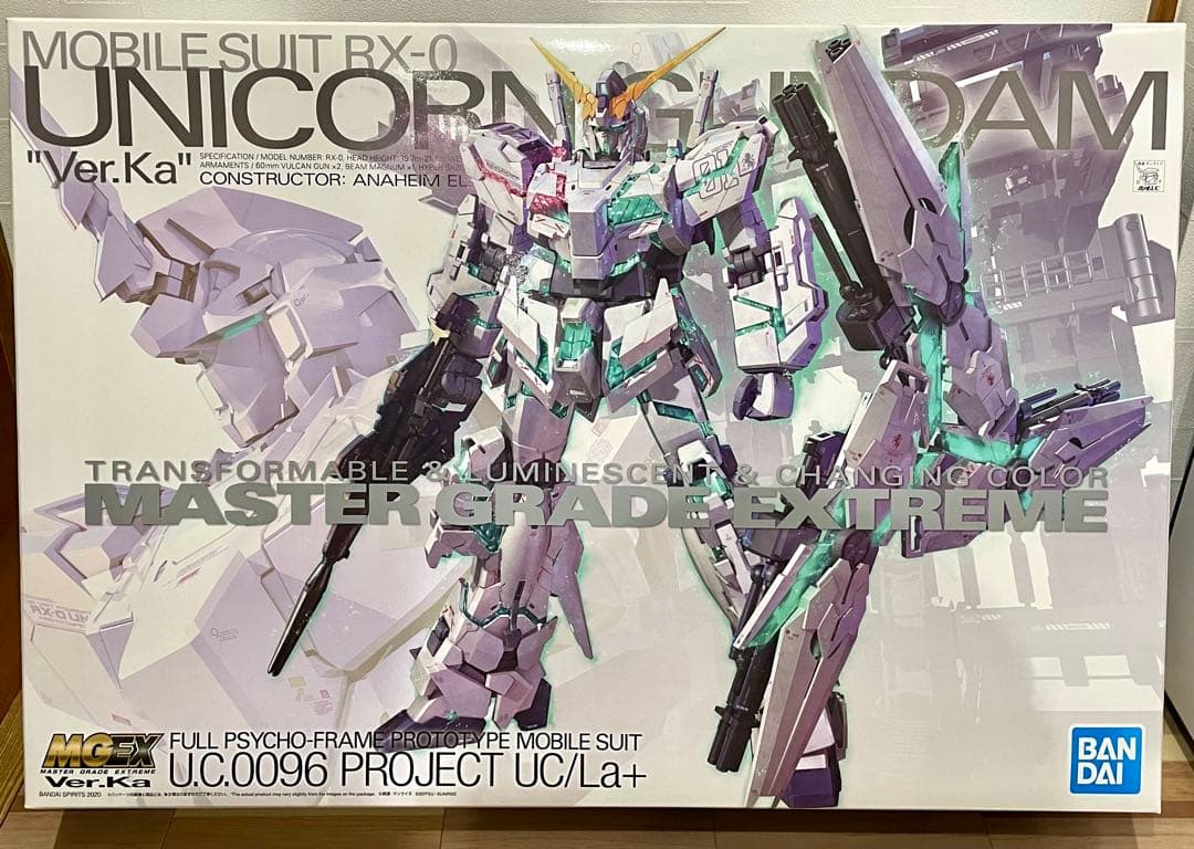 MGEX ユニコーンガンダム Ver.Ka 1/100 未組立・ランナー未開封
