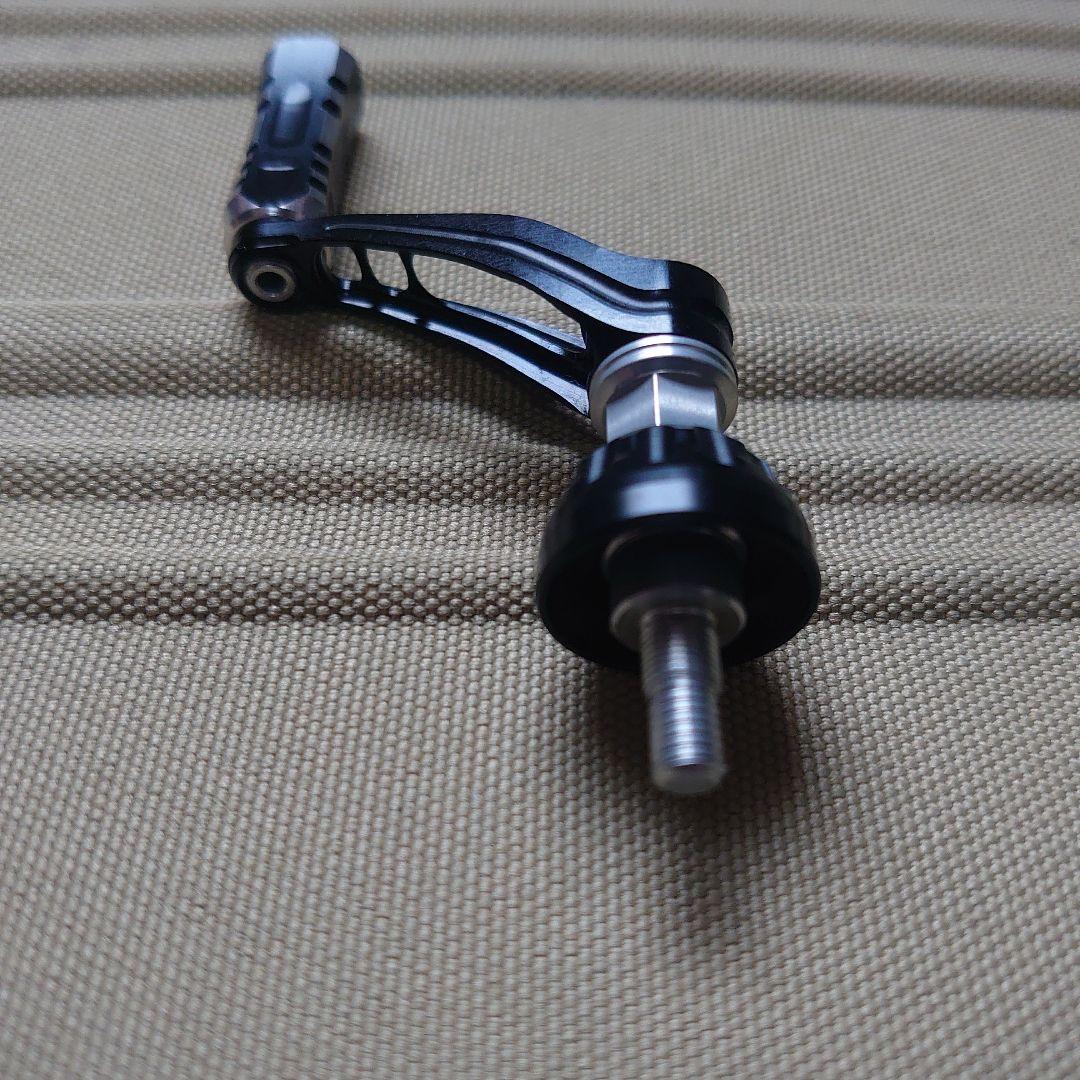 シマノ用 シングルハンドル軽量ハンドル ブラックシルバー ステラ ヴァンキッシュ