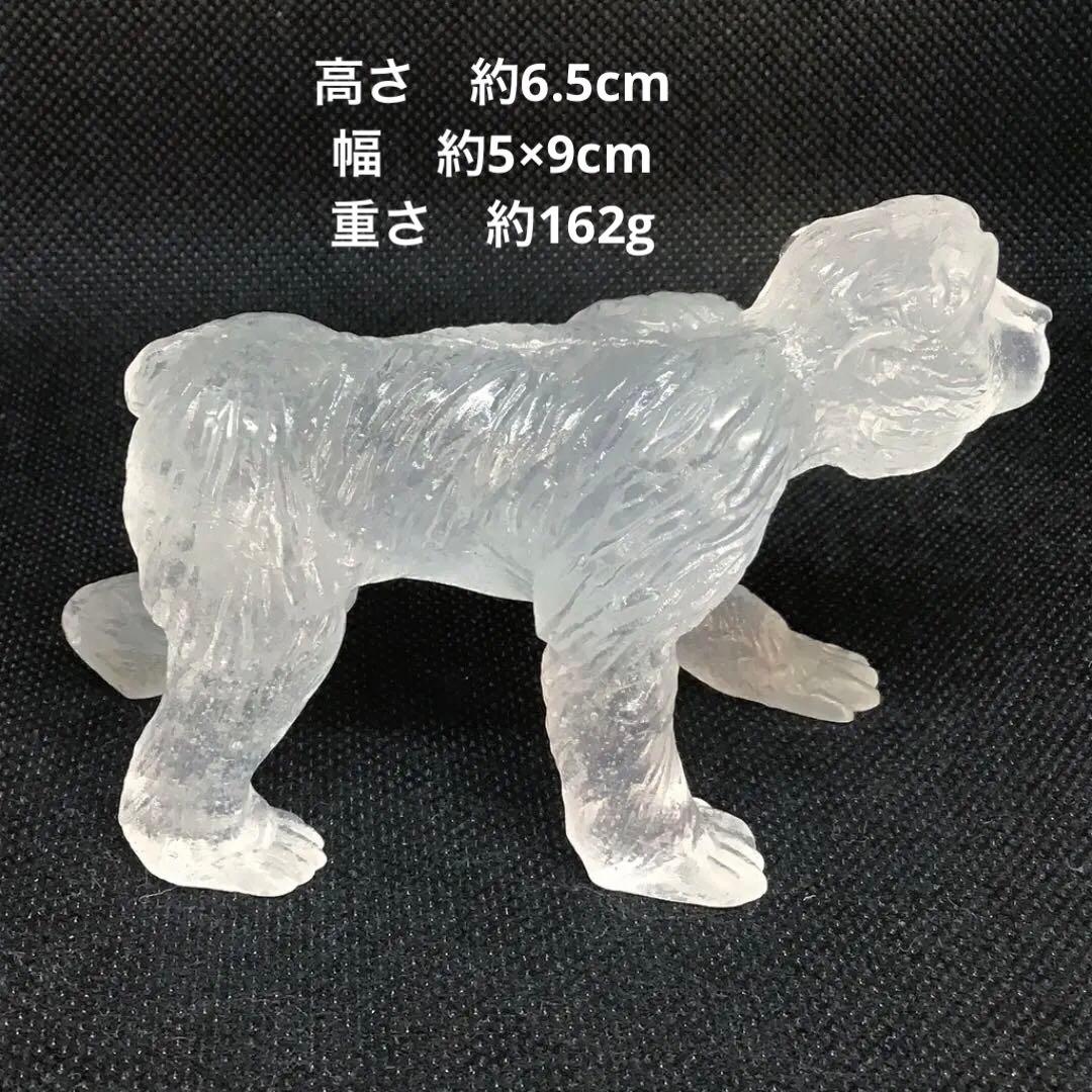 ニホンザル 日本猿 ドームフランス　ドームクリスタル　水晶　置物　日本限定商品