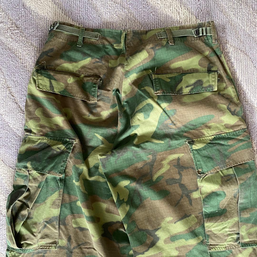 US ARMY米軍実物ジャングルファティーグパンツグリーンリーフM65M51