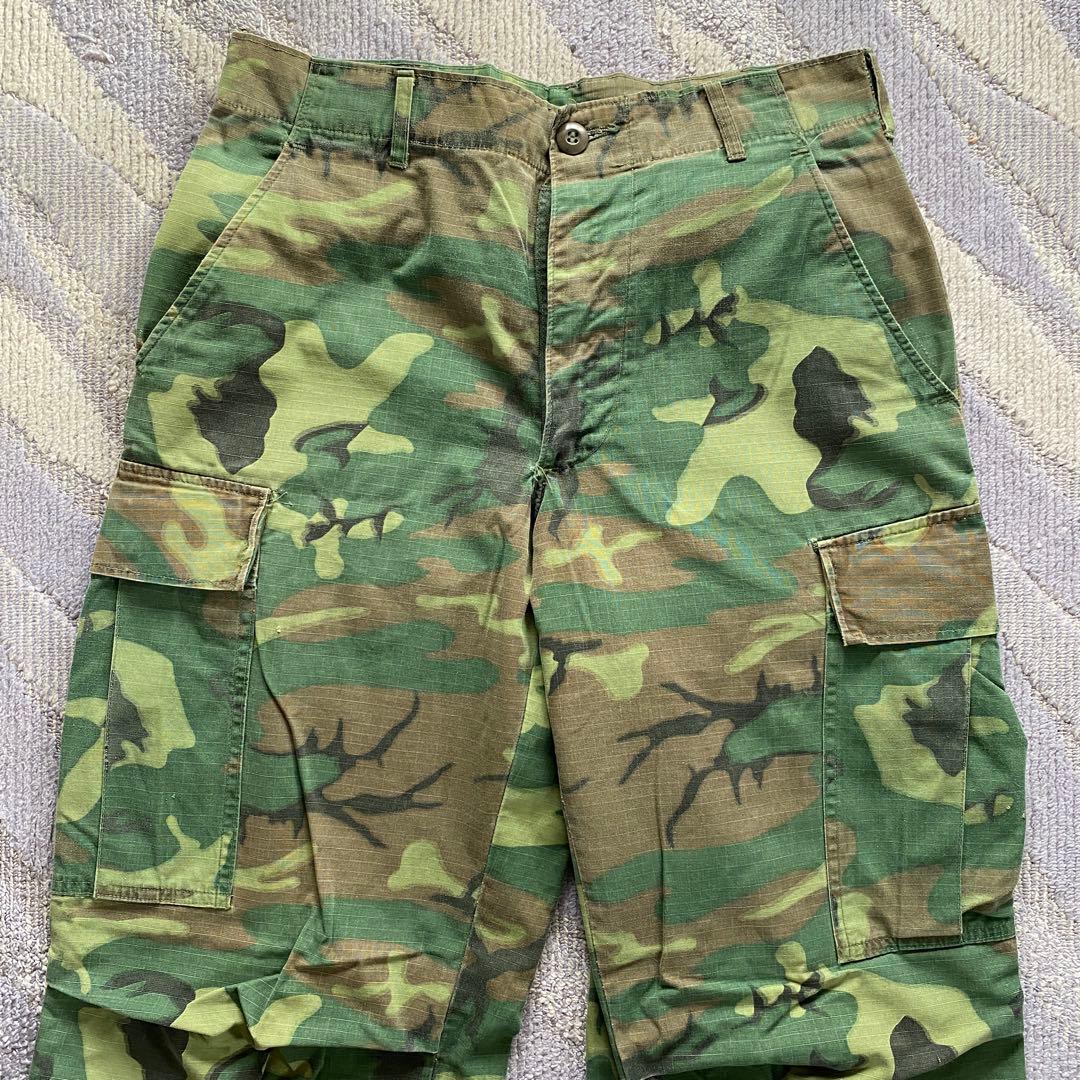 US ARMY米軍実物ジャングルファティーグパンツグリーンリーフM65M51