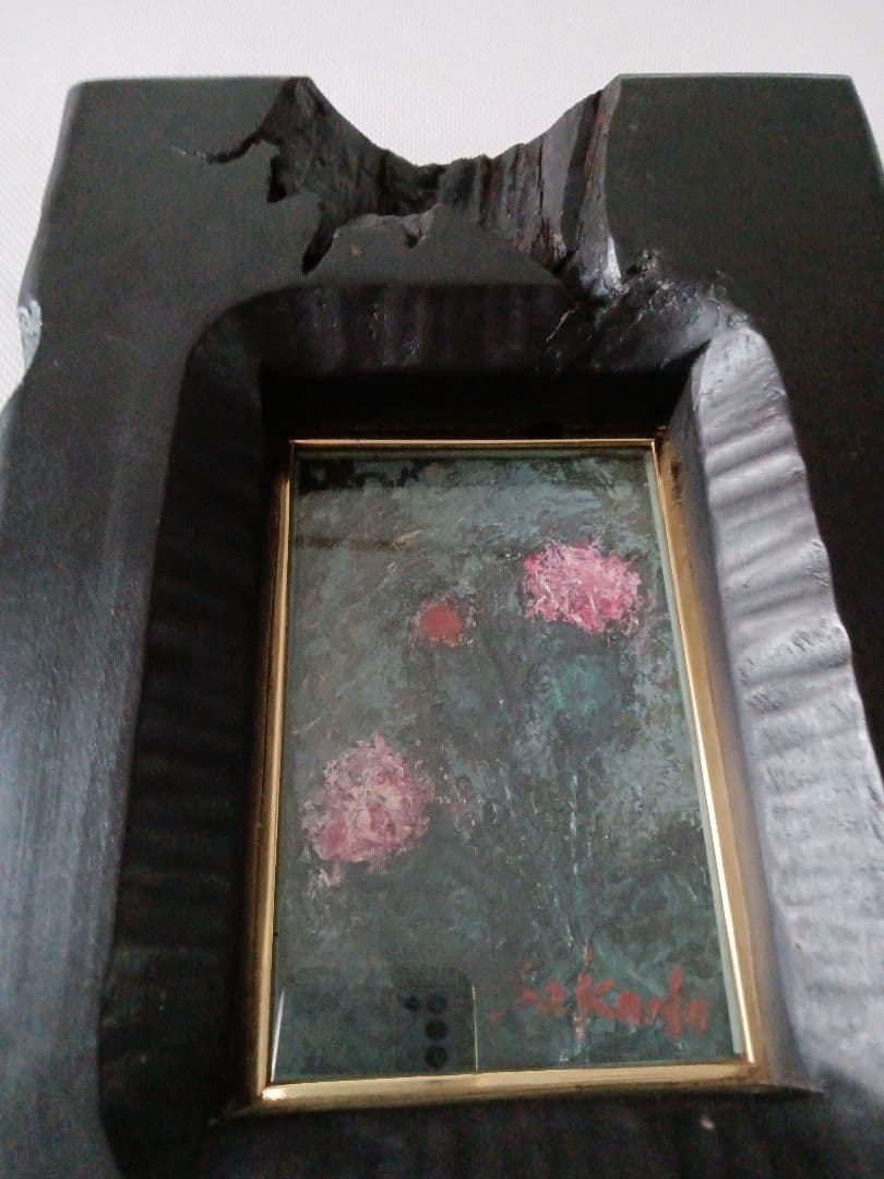 坂野昭文作　絵画あざみ