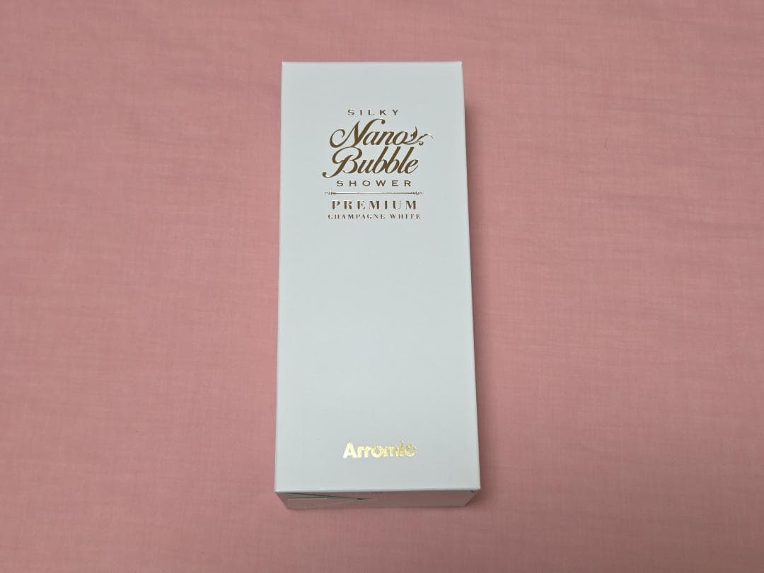 アラミック　シルキーナノバブルシャワープレミアム　シャンパンホワイト