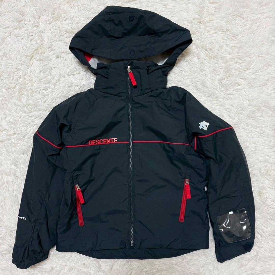 高年式✨デサント スキーウェア セットアップ HEAT NAVI 130cm 赤