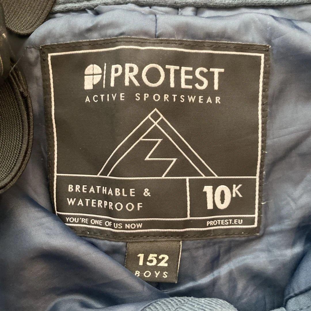 PROTEST 152 ネイビー サスペンダー付きスキーウェア