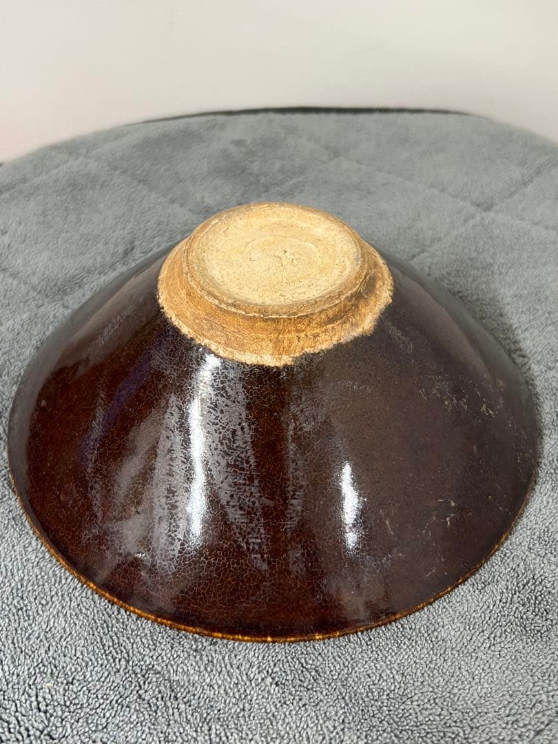 中国古美術　宋時代そば釉茶碗　XG020