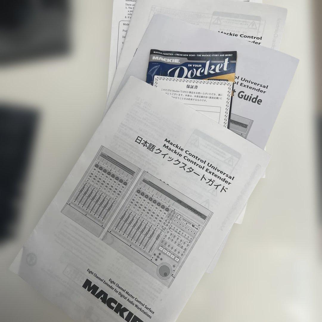 【美品】MACKIE マッキー コントロールユニバーサル コントロールサーフィス