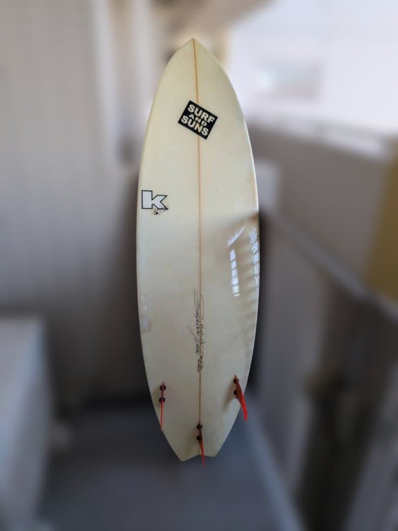 PLUS ONE プラスワン サーフボード 6’1″ SFCフィン付 ケース付