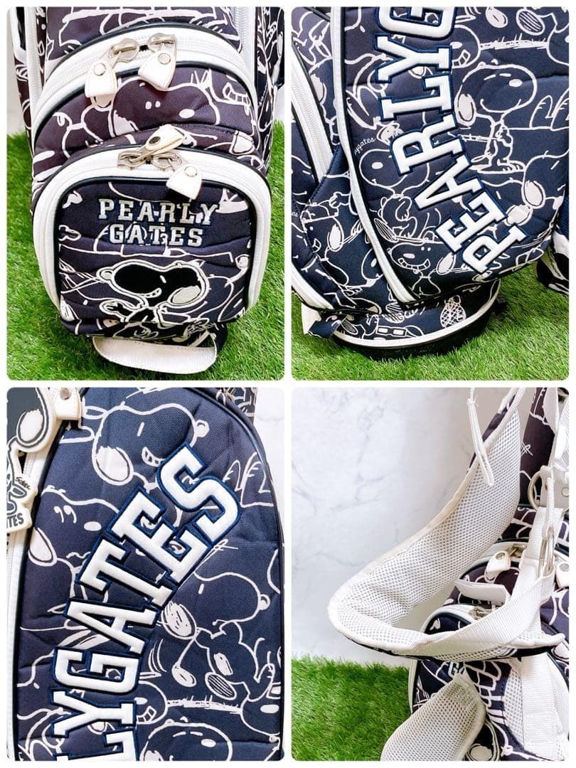 パーリーゲイツ　コラボスヌーピー　限定キャディバッグ　ゴルフクラブケース