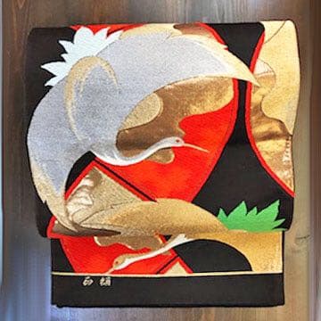 新品同様 美品【高級　京都西陣織　袋帯】古典　アンティーク　ヴィンテージ　晴　祝