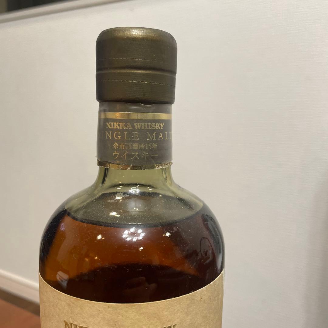 ニッカウイスキー　余市15年　単一蒸溜所モルト　未開封(1)