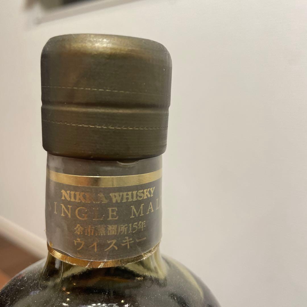 ニッカウイスキー　余市15年　単一蒸溜所モルト　未開封(1)