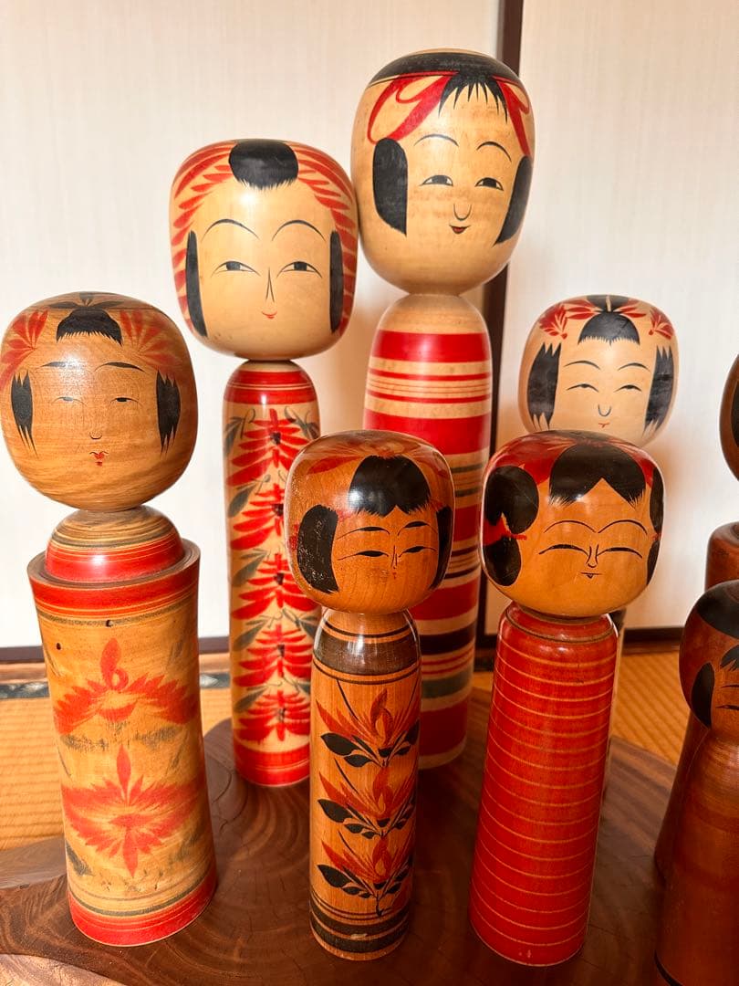 こけし　9体セット