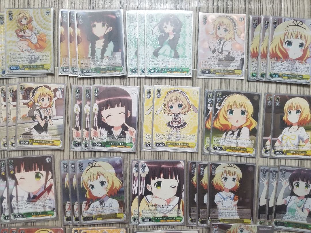 ごちうさ　ご注文はうさぎですか　デッキ　シャロ　千夜　スリーブ付き　ヴァイス