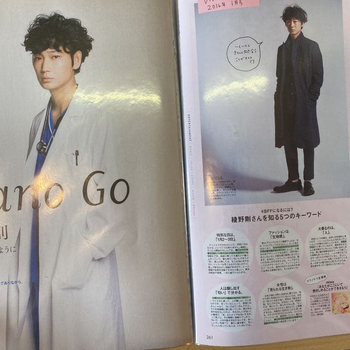 【18】綾野剛　切り抜きファイル　2014年、2015年