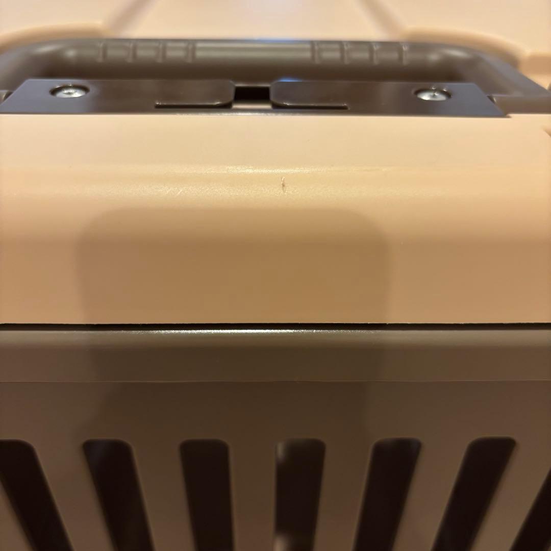 Richell キャンピングキャリー　折りたたみ　L ダークブラウン