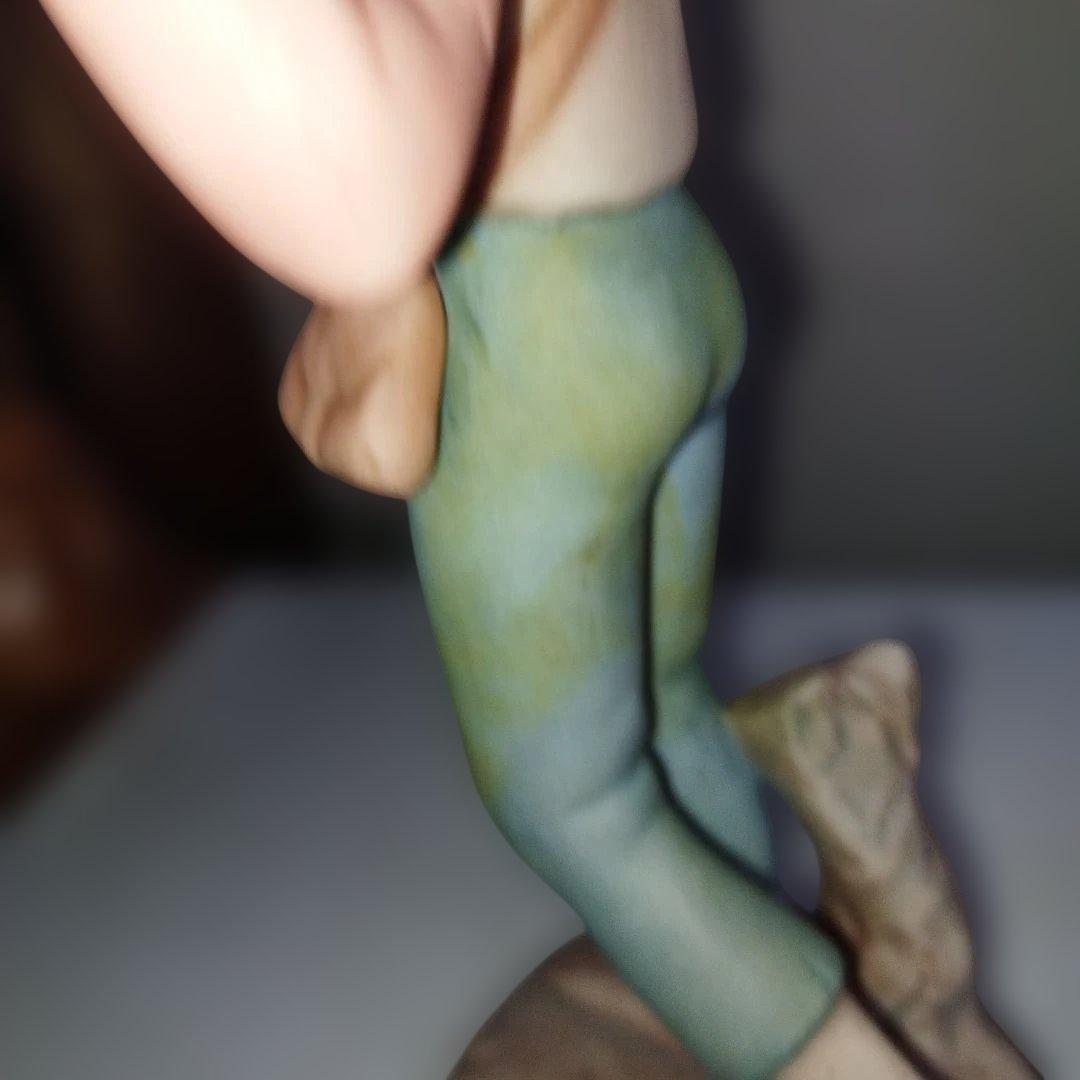 陶器製少年像 約25cm