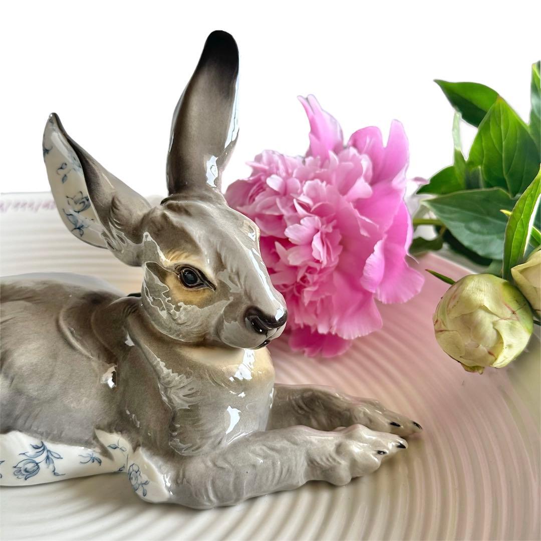 【希少品】最高級 ニンフェンブルク ◆ドイツ製 野うさぎ 大皿 イースター