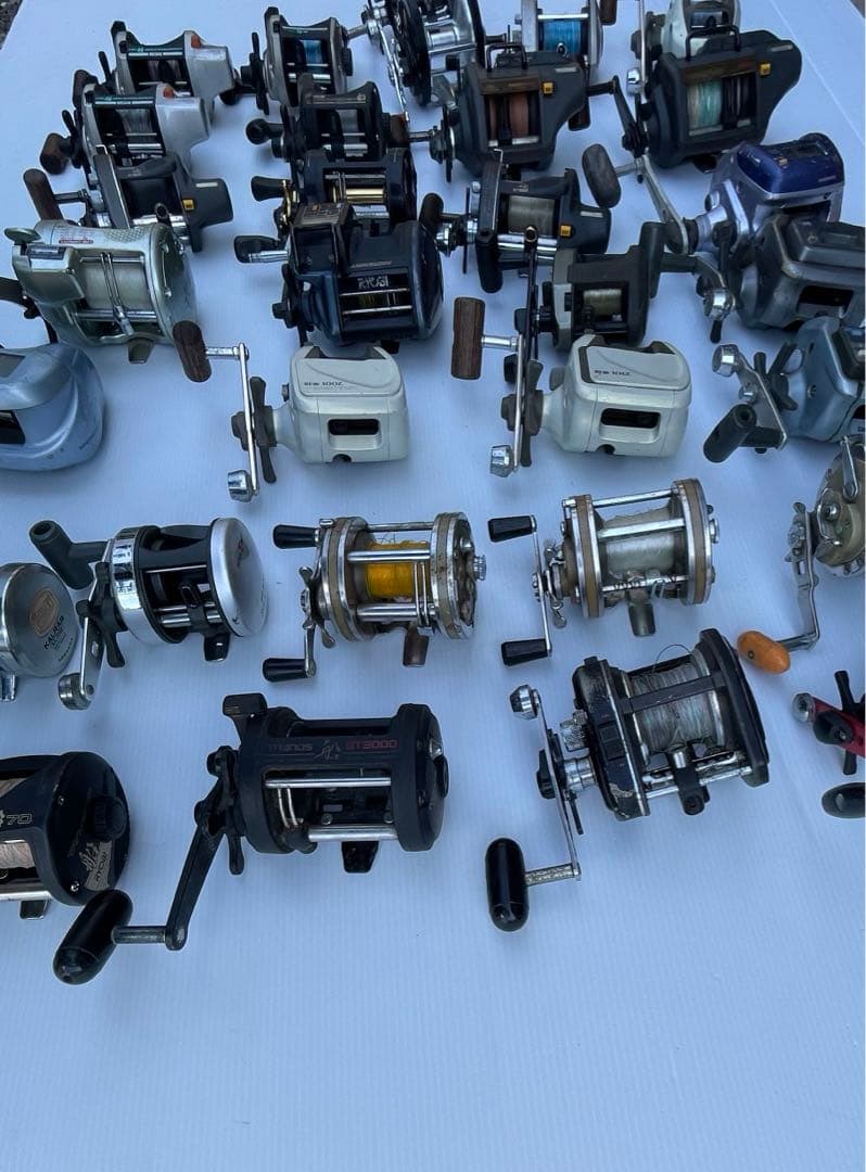 ダイワ　シマノ　RYOBI 両軸リール　船釣り　棚センサー　早技