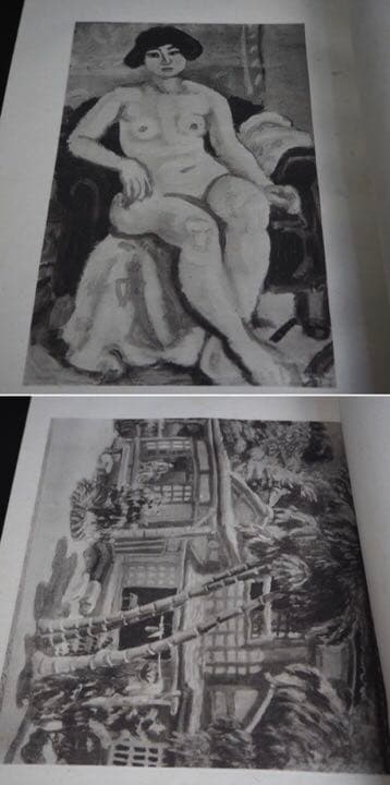 送料無料　梅原龍三朗二十年史画集 昭和22年 珍品古書