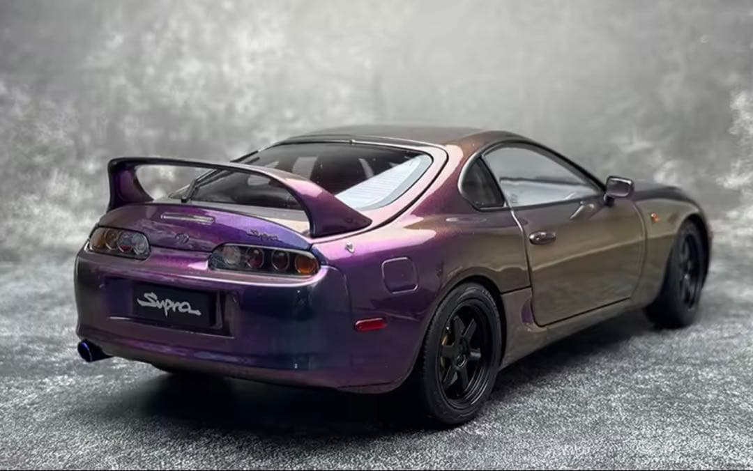 Toyota Supra A80WhelArt Purple 1:18 ミニカー