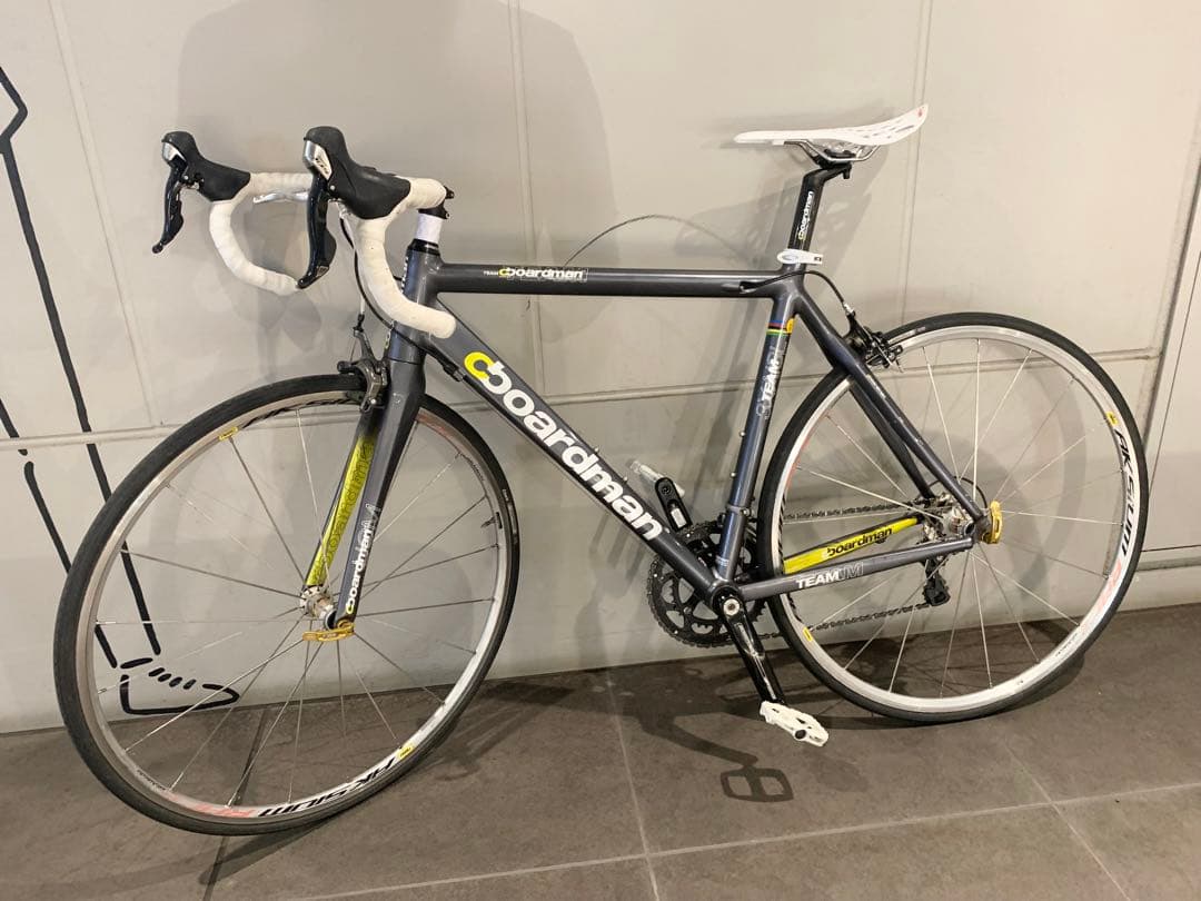 【送料込】英国ブランドbordmanロードバイク◆状態良！シマノ105