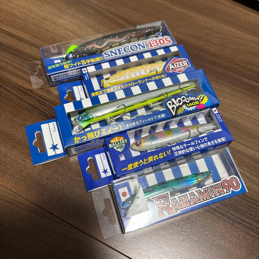 ブルーブルー　ルアーセット　ブローウィン140s アイザー　スネコン130